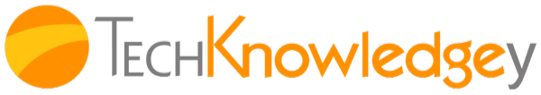 TechKnowledgey, Inc. Logo - Gray