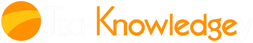 TechKnowledgey, Inc. Logo - White