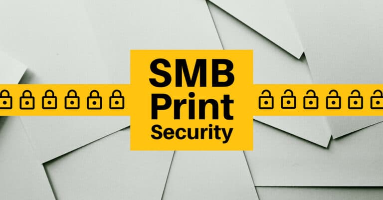 Why SMBs Need Expert Support When it Comes to Print Security